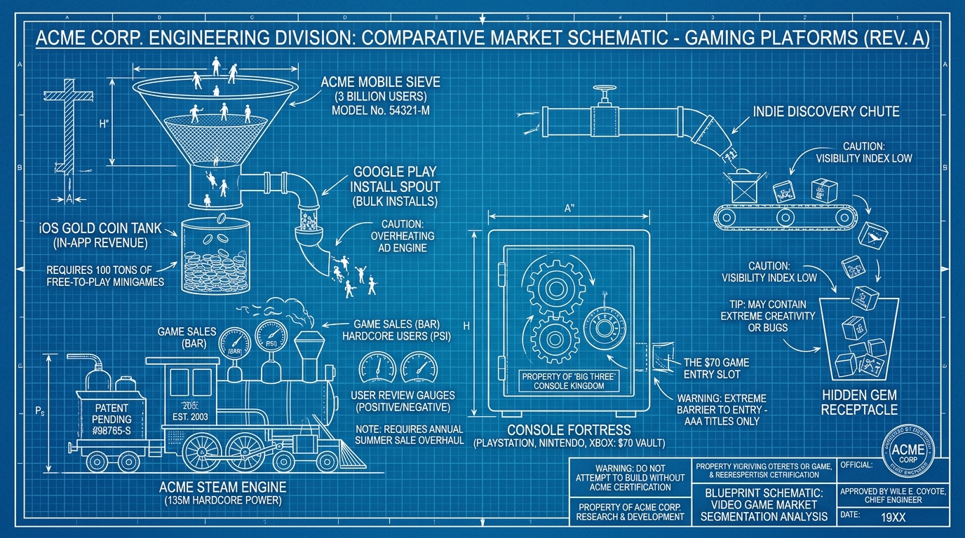 ACME Engineering Blueprint: Comparative Market Schematic - Gaming Platforms